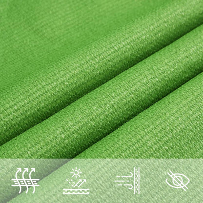 Vidaxl Toldo De Vela Hdpe Verde Claro 160 G/m² 2x2 M_4