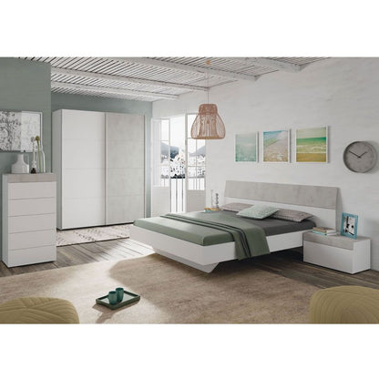 Armario Puertas Correderas Tekkan Melamina, Blanco Artik, 150 X 200 X 60cm_3