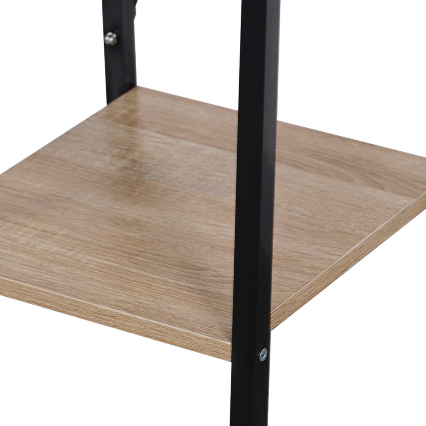 Estantería Metálica Con 4 Baldas De Madera Oren 148x34x32,5cm 7house_2