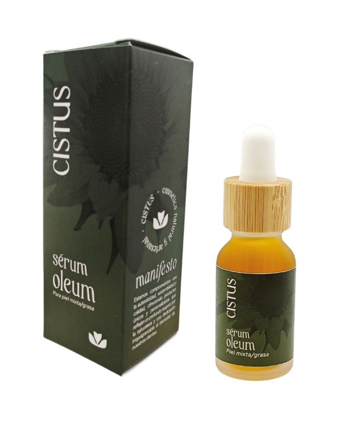 Sérum facial piel grasa y mixta | Jojoba, Pepita de Uva y Q10 | OLEUM 15 ml_0