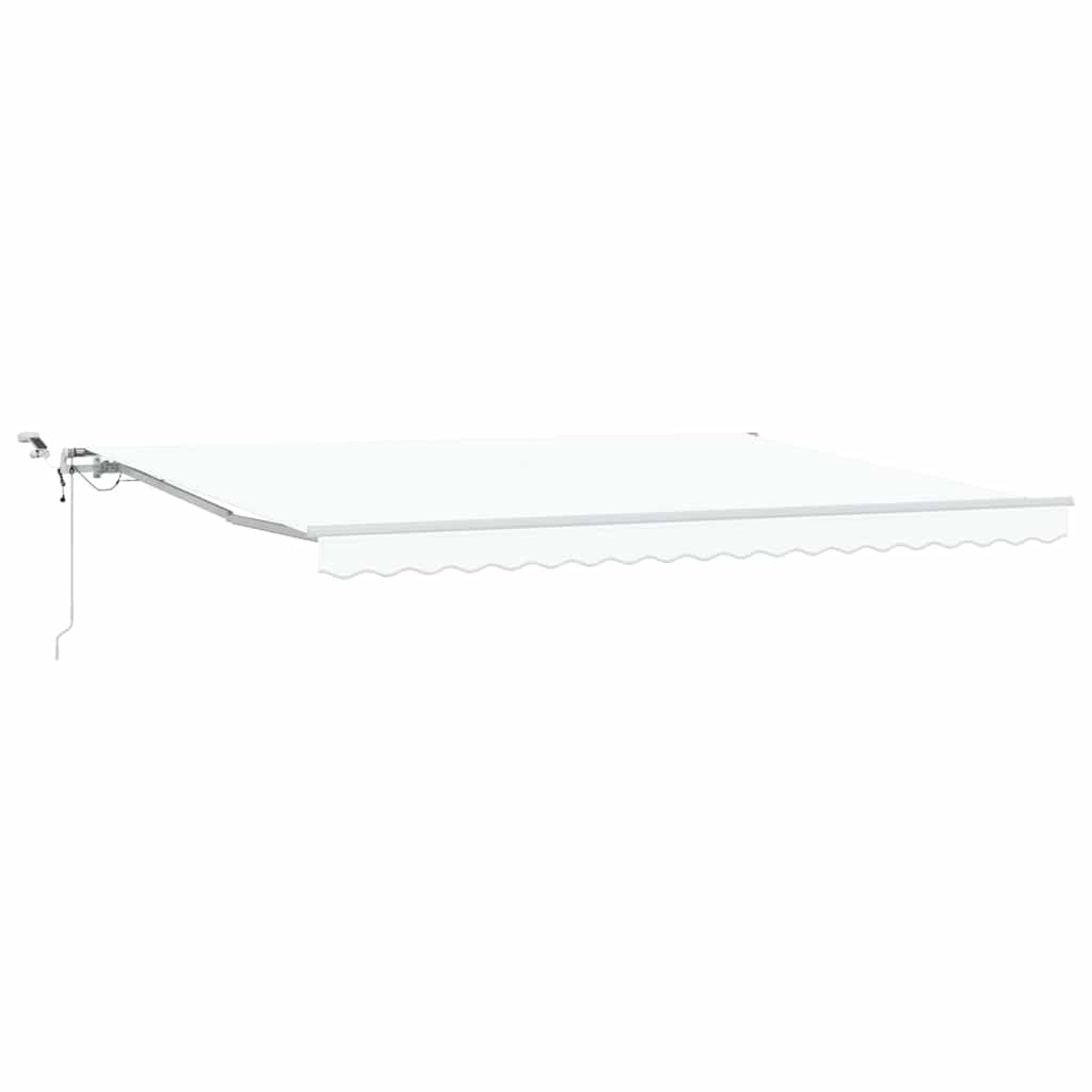 Toldo Retráctil Blanco 450 X 350 Cm Poliéster_0