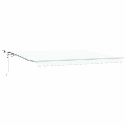 Toldo Retráctil Blanco 450 X 350 Cm Poliéster_0