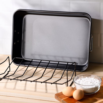 Bandeja Para Asados 40x28x8cm Acero Carbono Moods San Ignacio_5