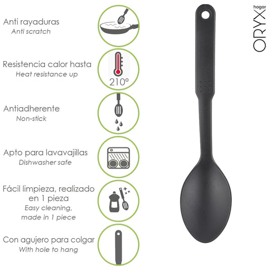 Cuchara Cocina Nylon Basic 30,5 X 7 Cm.