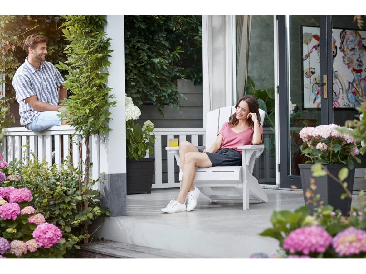 Silla De Exterior Alpine Adirondack- 80x93x93cm- Blanco_2