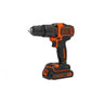 Taladro Percutor 18V + portabrocas 10mm BLACK+DECKER