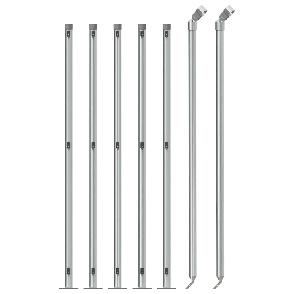 Cerca De Alambre Con Brida Plateada 1,1x10 M / Vetonek_1