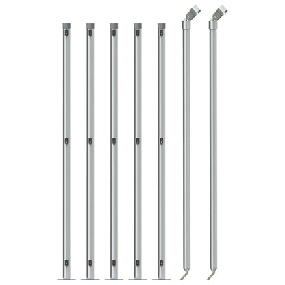 Cerca De Alambre Con Brida Plateada 1,1x10 M / Vetonek_1