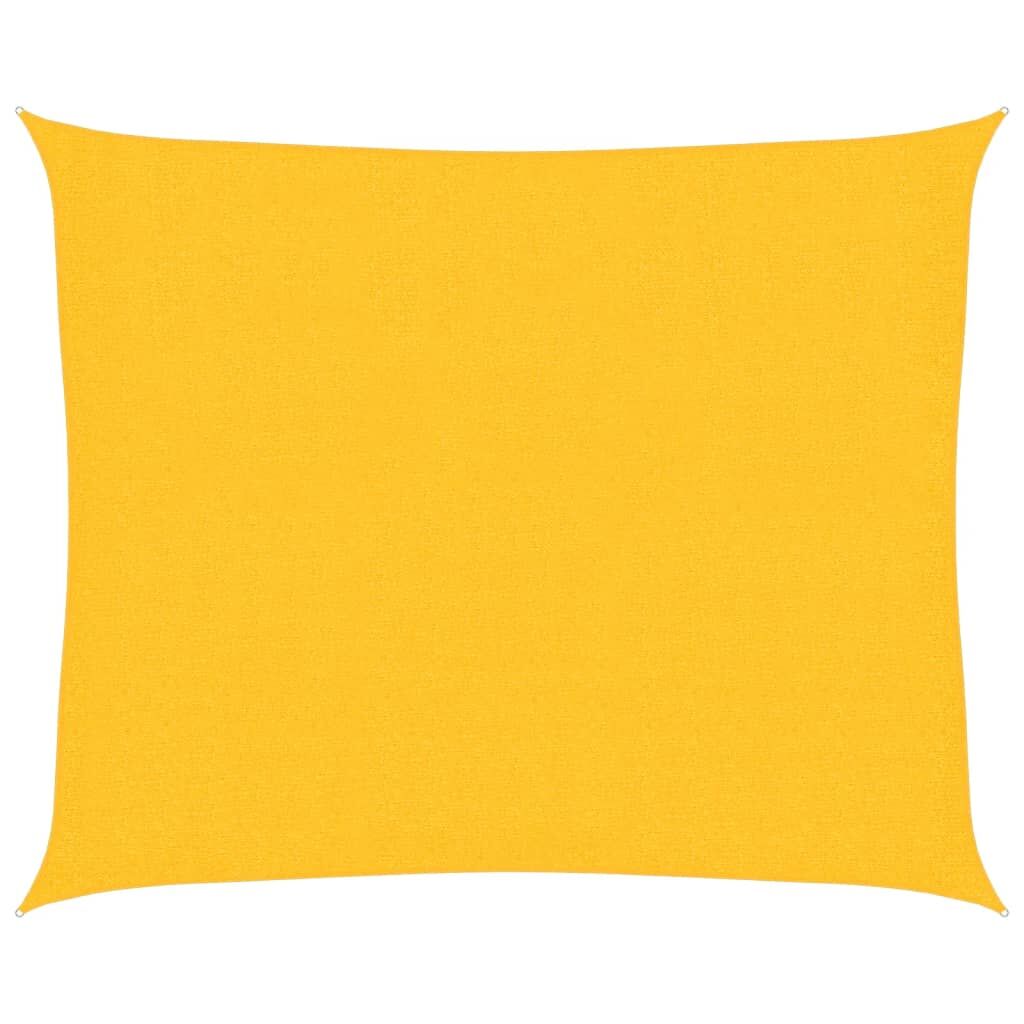 Vidaxl Toldo De Vela Amarillo Hdpe 160 G/m² 2,5x3 M_0