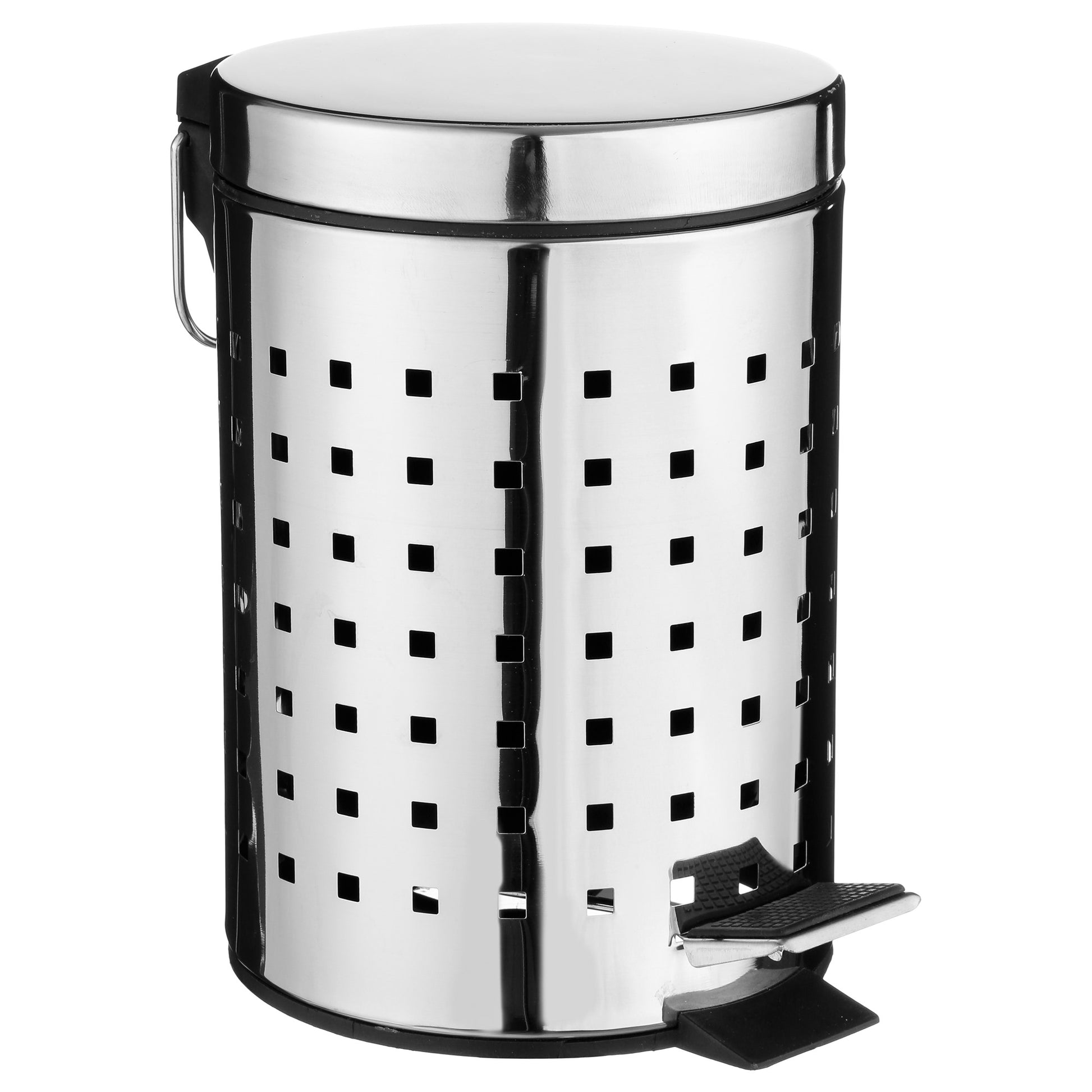 Cubo Pedal De Acero Inoxidable 3l Cube 24,5x17x17 Cm_0