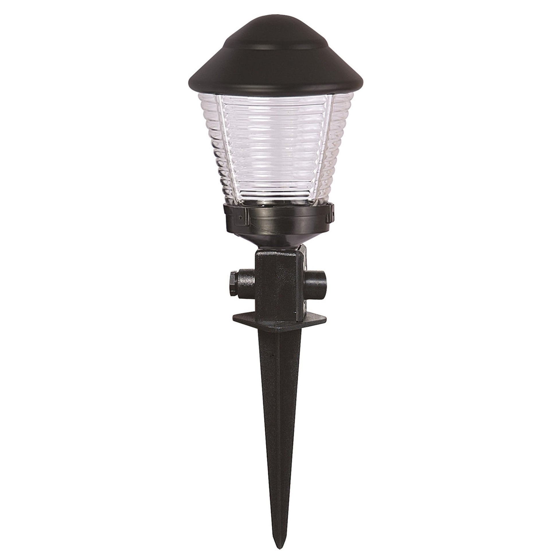 Aplique De Pared Pantalla Faro Para Exterior, Abs , Negro, 20x20x52, Casquillo E 27 Max 60 W_0