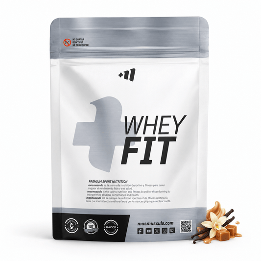 Whey Fit - 1kg - Vainilla Caramelo - Aumenta La Masa Muscular - Masmusculo_0