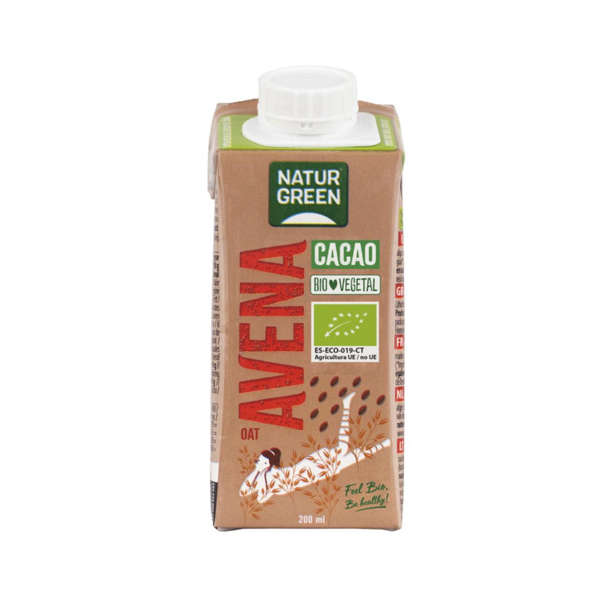 Bebida de Avena Cacao NaturGreen 200 ml