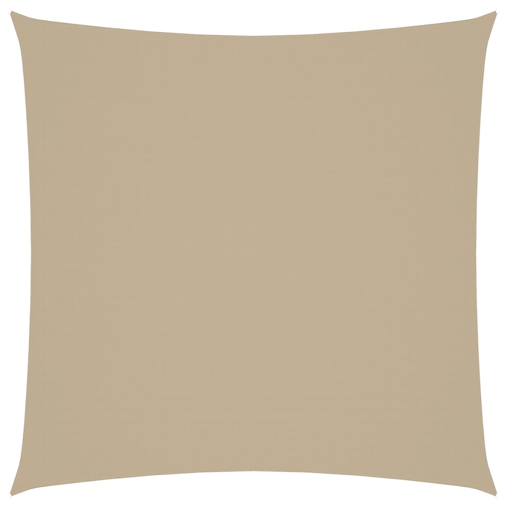 Toldo De Vela Cuadrado Tela Oxford Beige 6x6 M_0