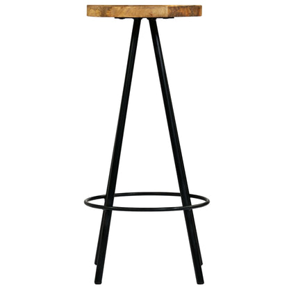 Taburetes De Barra De Cocina 4 Unidades Madera Maciza De Mango_1