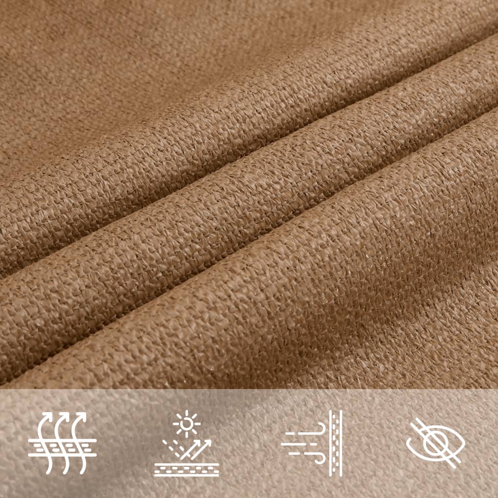 Toldo De Vela Hdpe Gris Taupe 160 G/m² 3x4 M_3