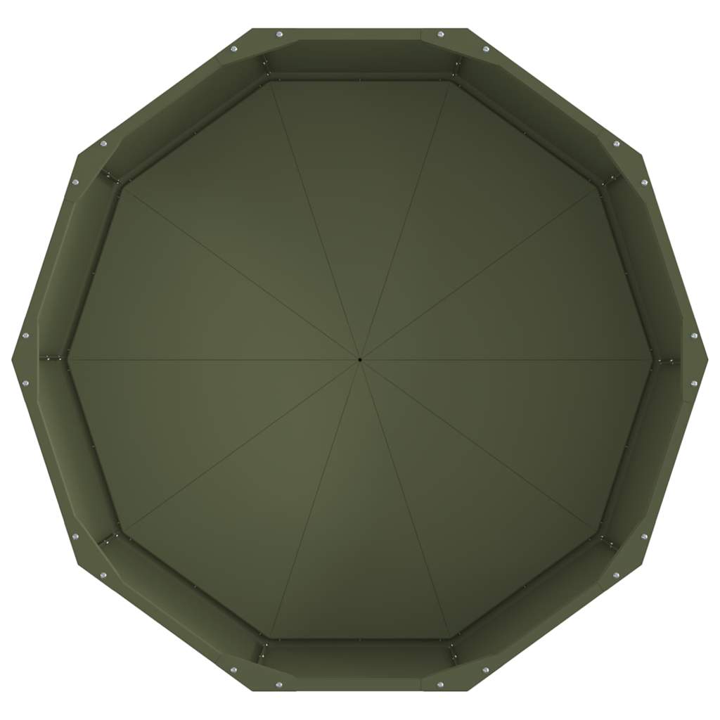 Jardinera Verde Oliva 90 X 90 X 35 Cm Acero_5