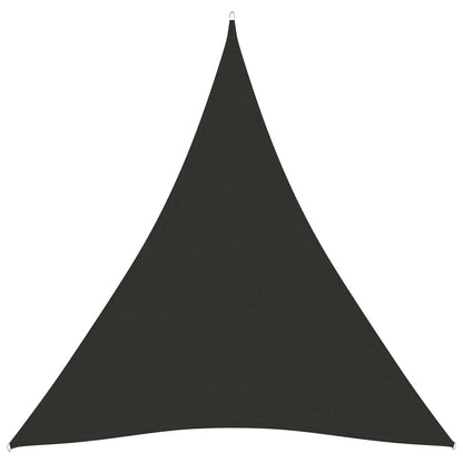 Vidaxl Toldo De Vela Triangular Tela Oxford Gris Antracita 4x5x5 M_0