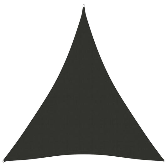 Vidaxl Toldo De Vela Triangular Tela Oxford Gris Antracita 4x5x5 M_0