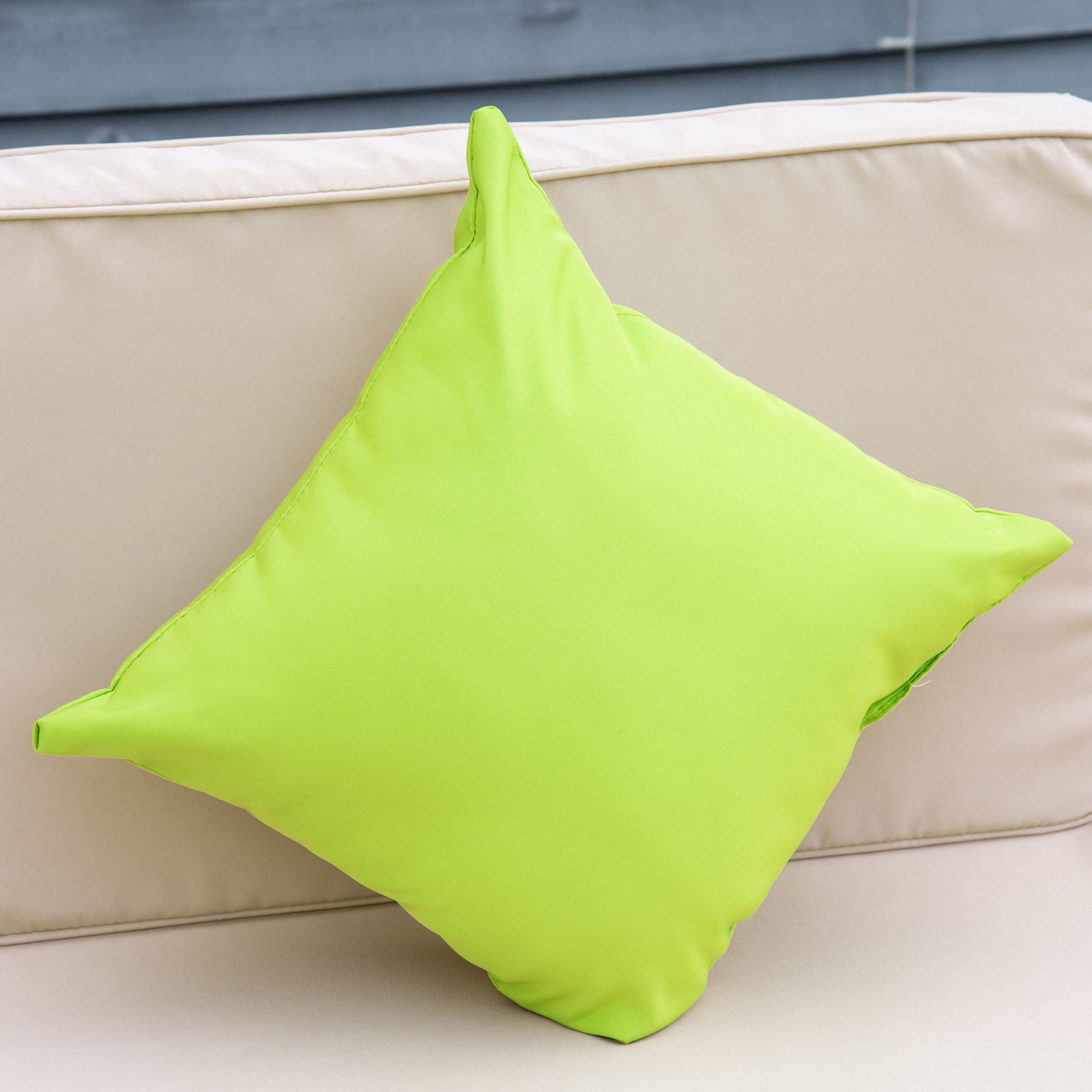 Outsunny Conjunto Muebles De Jardín De Ratán 7 Piezas Mesa Sofás Taburetes Con_3