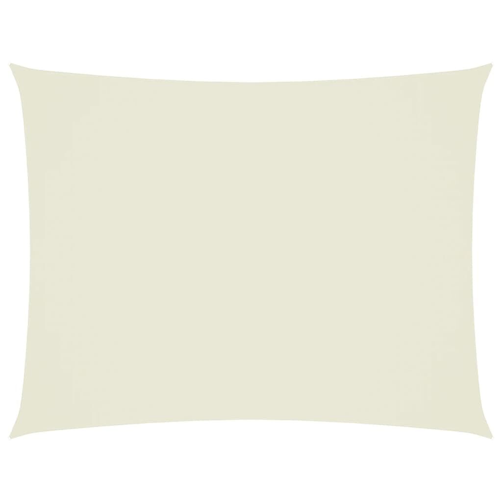 Vidaxl Toldo De Vela Rectangular Tela Oxford Color Crema 3x6 M_0