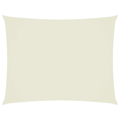 Vidaxl Toldo De Vela Rectangular Tela Oxford Color Crema 3x6 M_0