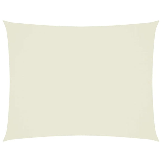 Vidaxl Toldo De Vela Rectangular Tela Oxford Color Crema 3x6 M_0