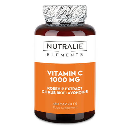 Nutralie Vitamina C 1000mg Rosa Canina + Vit C Antioxidante 180 cápsulas