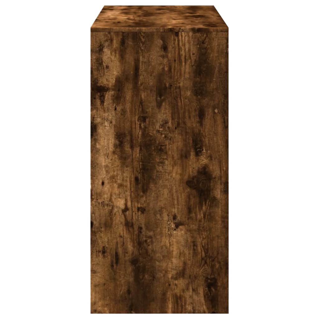 Mesa Alta De Bar Madera Ingeniería Roble Ahumado 102x50x103,5cm_3