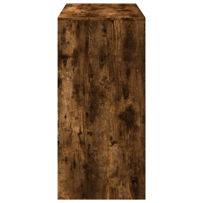 Mesa Alta De Bar Madera Ingeniería Roble Ahumado 102x50x103,5cm_3