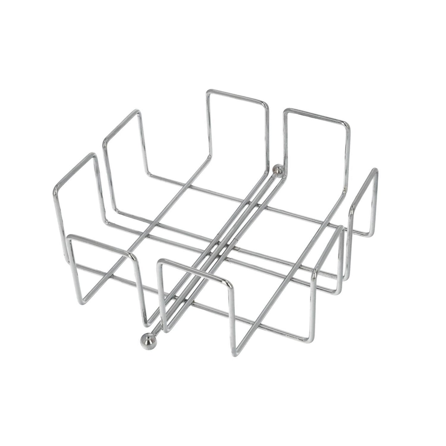 Servilletero Mesa,  Acero Cromado Forma Cuadrada Horizontal_1