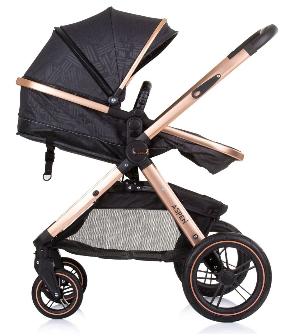 Carrito De Bebé Trío Convertible Aspen Hasta 22 Kg Ebony_3