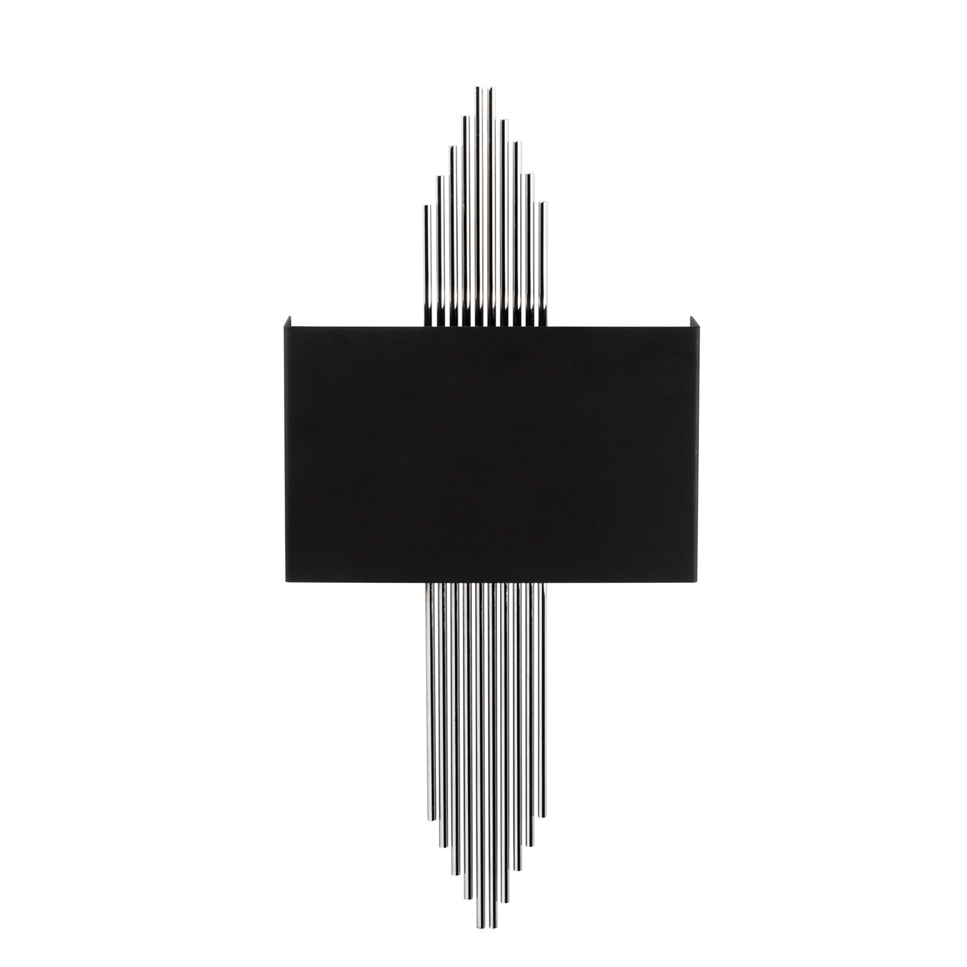 Aplique De Pared Recto, Metal , Negro

plata, 75x10x22, Casquillo E 27 Max 40 W_0