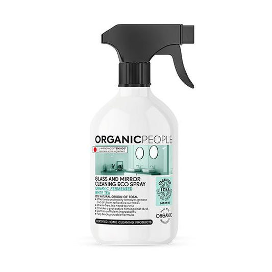 Spray limpiacristales ecológico - Té blanco fermentado orgánico Organic People 500ml
