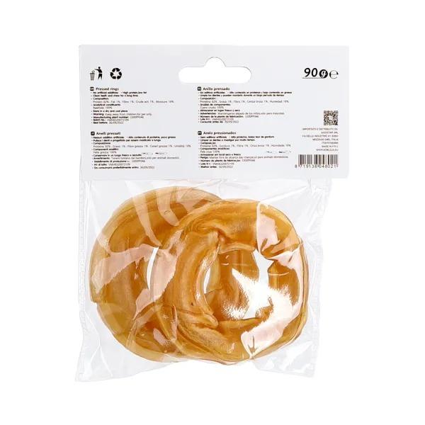 Anillo prensado de cuero de ternera Snack Natural Nobleza 20 ud