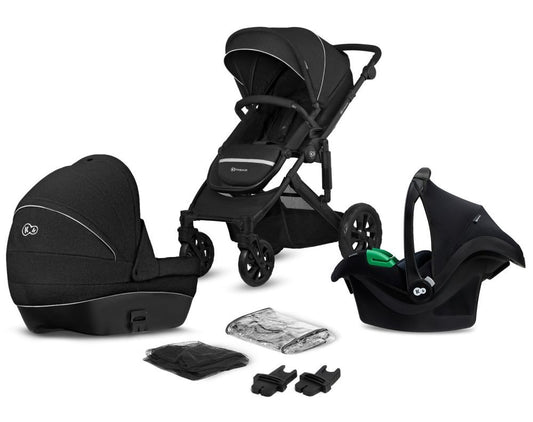 Carrito De Bebé Prime Lite 3 En 1 Hasta 22 Kg Y Grupo 0+ I-size Hasta 13 Kg Black_0