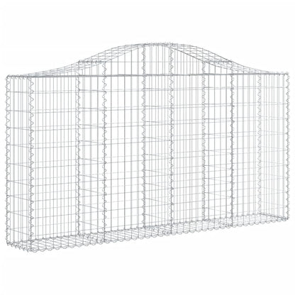 Cestas De Gaviones 4 Uds Forma De Arco Hierro 200x30x100/120 Cm_2