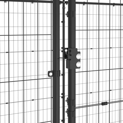 Vidaxl Perrera De Exterior De Acero 12,1 M²_4