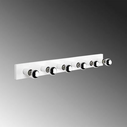 Aplique De Pared, Metal , Blanco, 10x10x91, Casquillo 6 X E27 Max 40 W_2