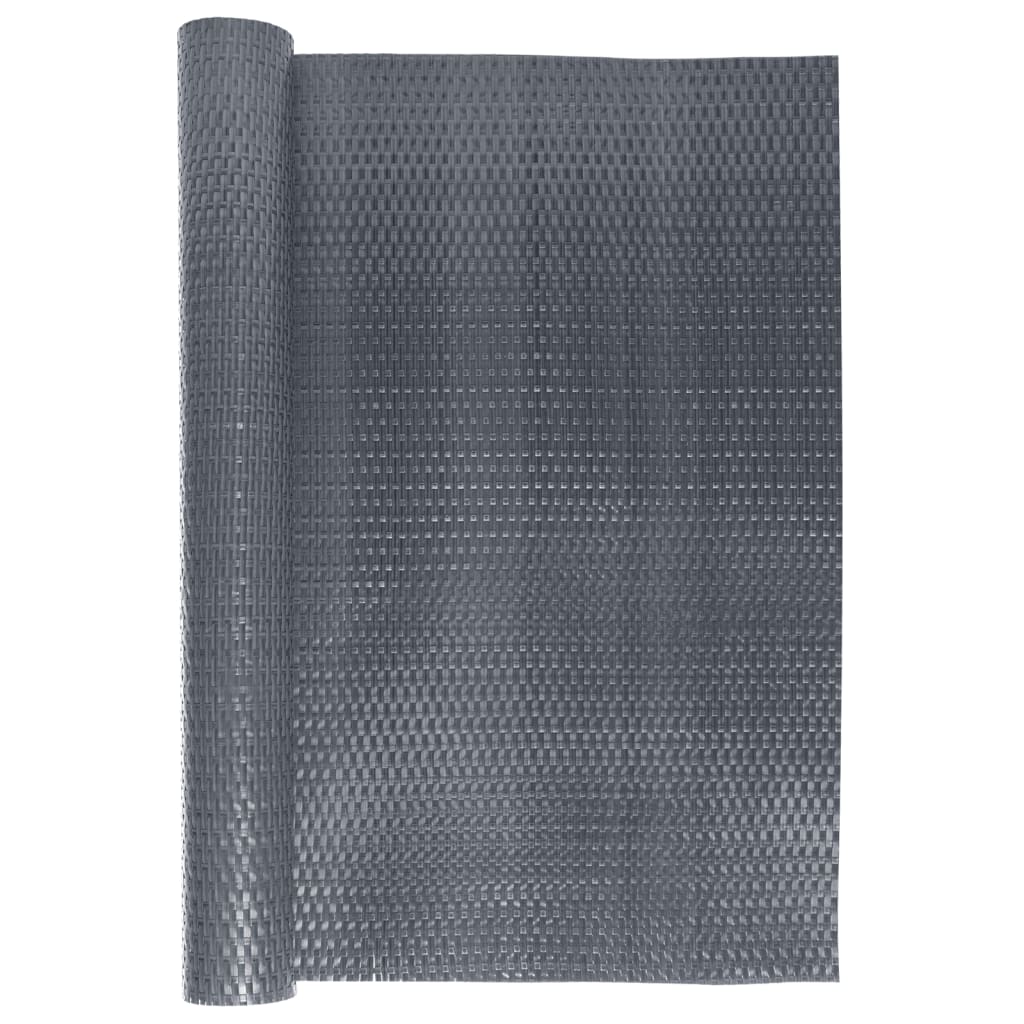 Toldo Para Balcón Ratán Sintético Gris Antracita 600x100 Cm / Vetonek_4
