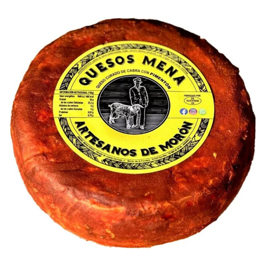 Queso Mena Madurado De Cabra Al Pimenton Queso Entero 750-800gr aprox_0