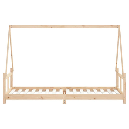 Vidaxl Estructura De Cama Para Niños Madera Maciza De Pino 80x200 Cm_4