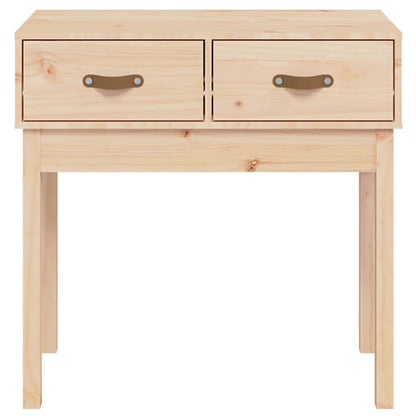Mesa Consola Madera Maciza De Pino 76,5x40x75 Cm_1