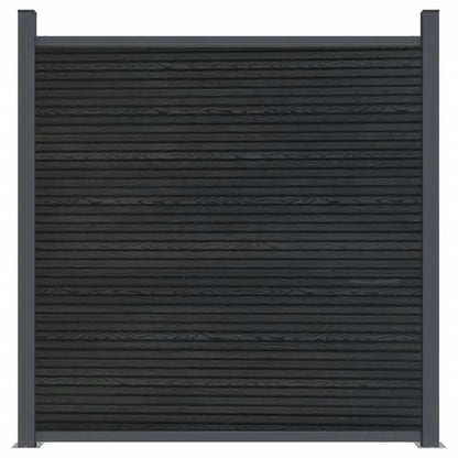 Panel De Valla Wpc Gris 1737x186 Cm / Vetonek_4