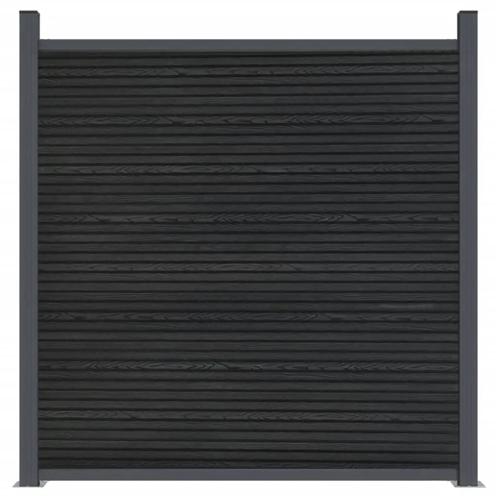 Panel De Valla Wpc Gris 1218x186 Cm / Vetonek_0