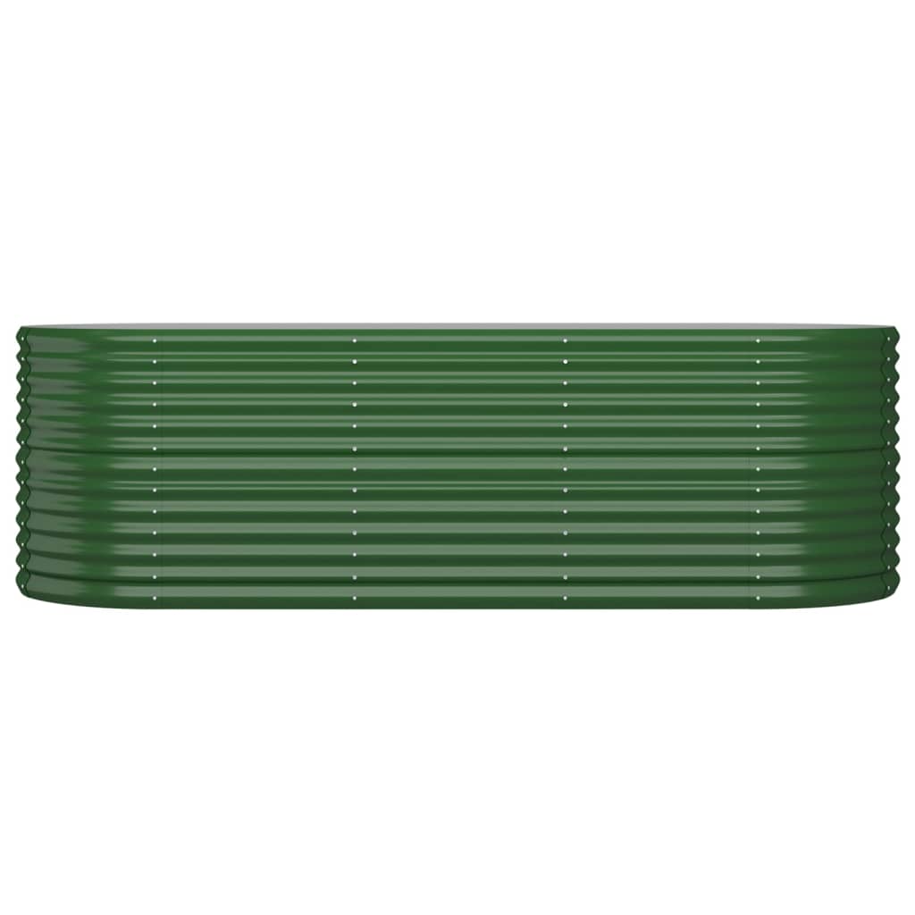 Jardinera Arriate Acero Galvanizado Verde 224x80x68 Cm_2