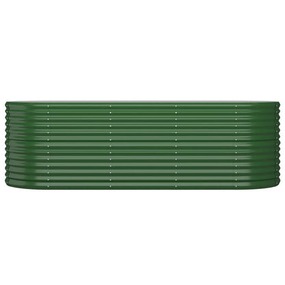 Jardinera Arriate Acero Galvanizado Verde 224x80x68 Cm_2