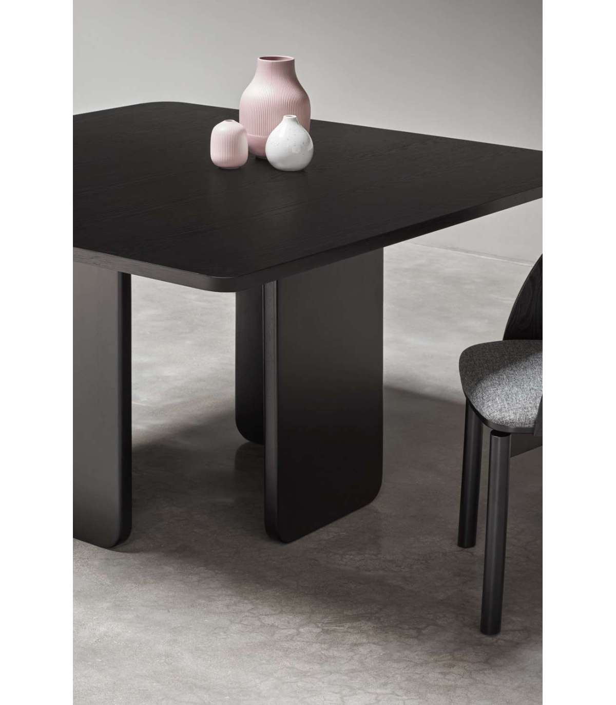 Mesa Cuadrada Para Cocina O Comedor Modelo Arq Acabado Negro, 137cm(ancho) 75cm(alto) 137c_2