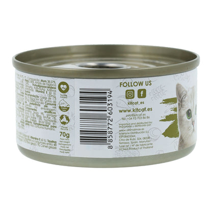 Kit Cat Lata Gravy - Atún & Ternera 70 g Comida húmeda para gatos en salsa