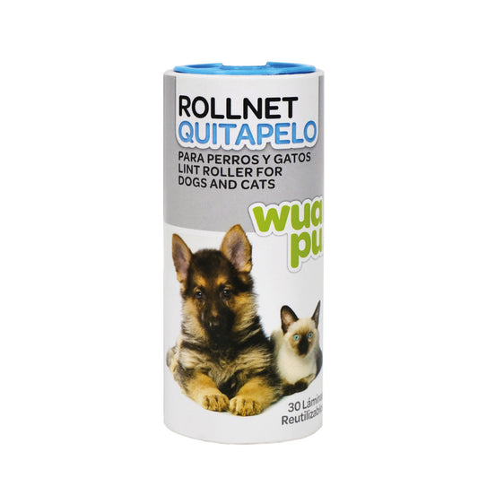 Recambio Quitapelo Roll Net De Wuapu, 30 Láminas. Para Cepillos Quitapelo De Mascota Sobre Tejidos_0